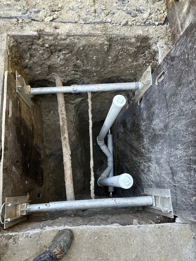 Experienced plumber completing Gas Line Repair work in Purcell